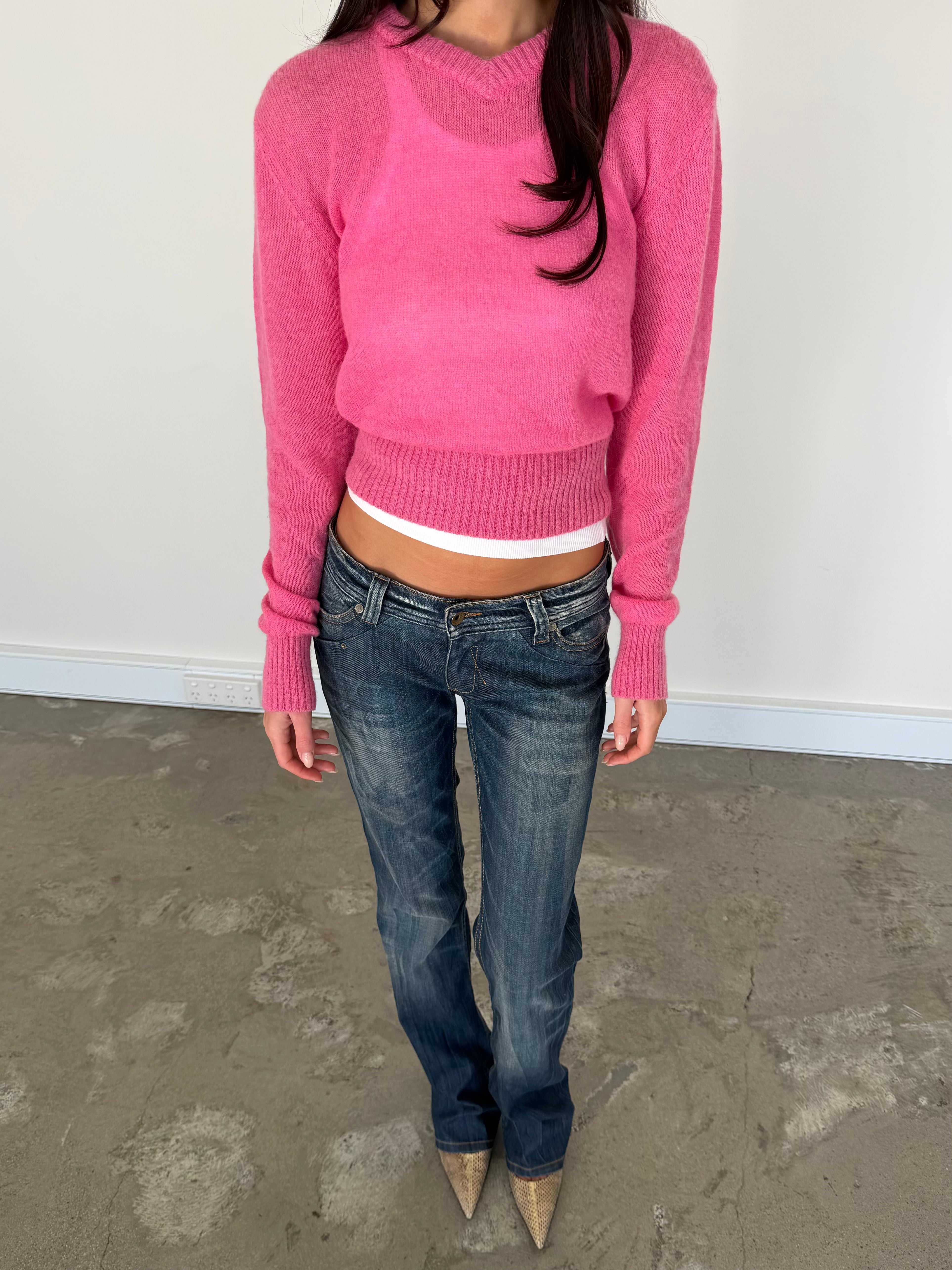Layering Knit - Pink