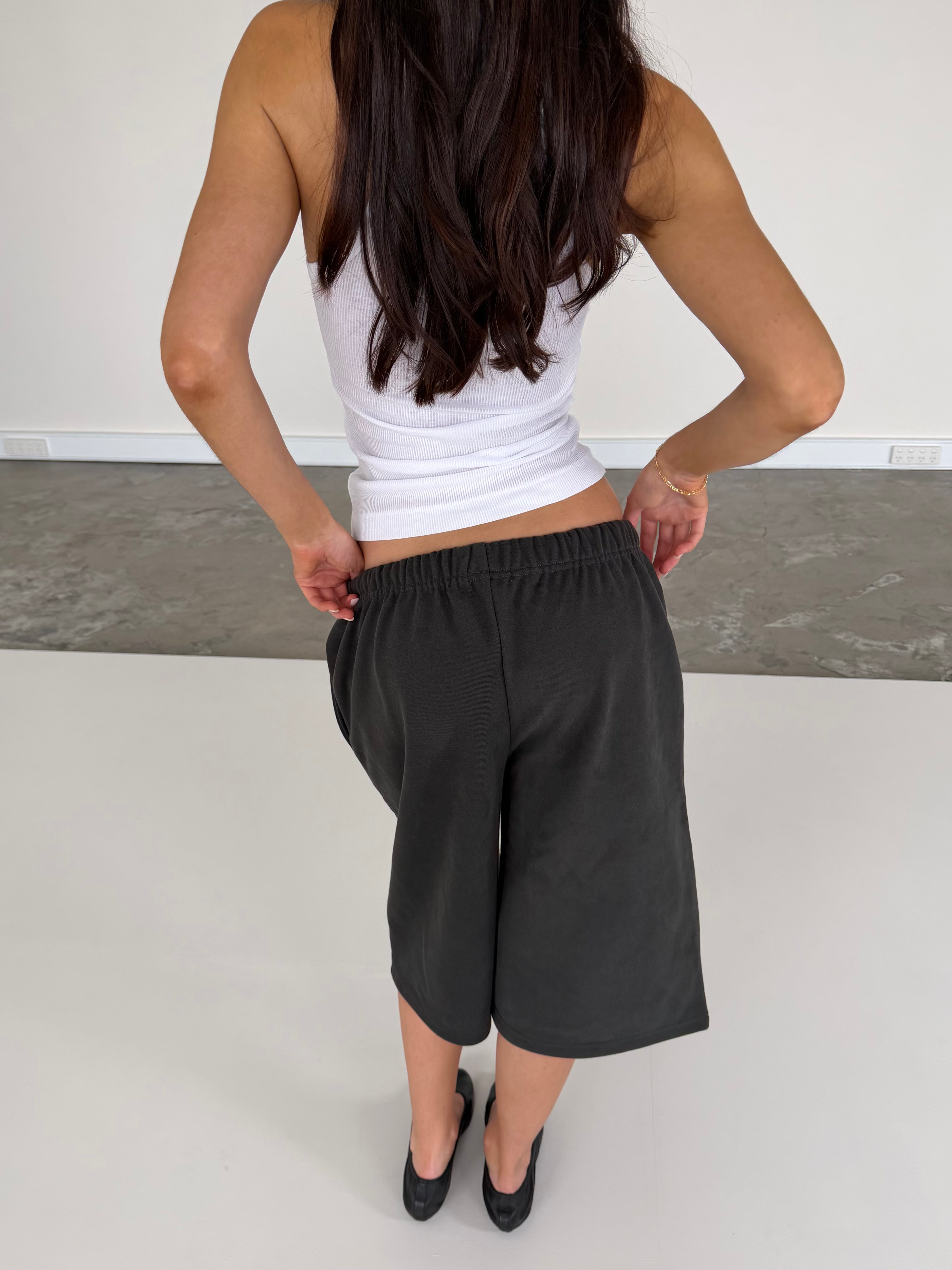 Track Shorts - Vintage Black