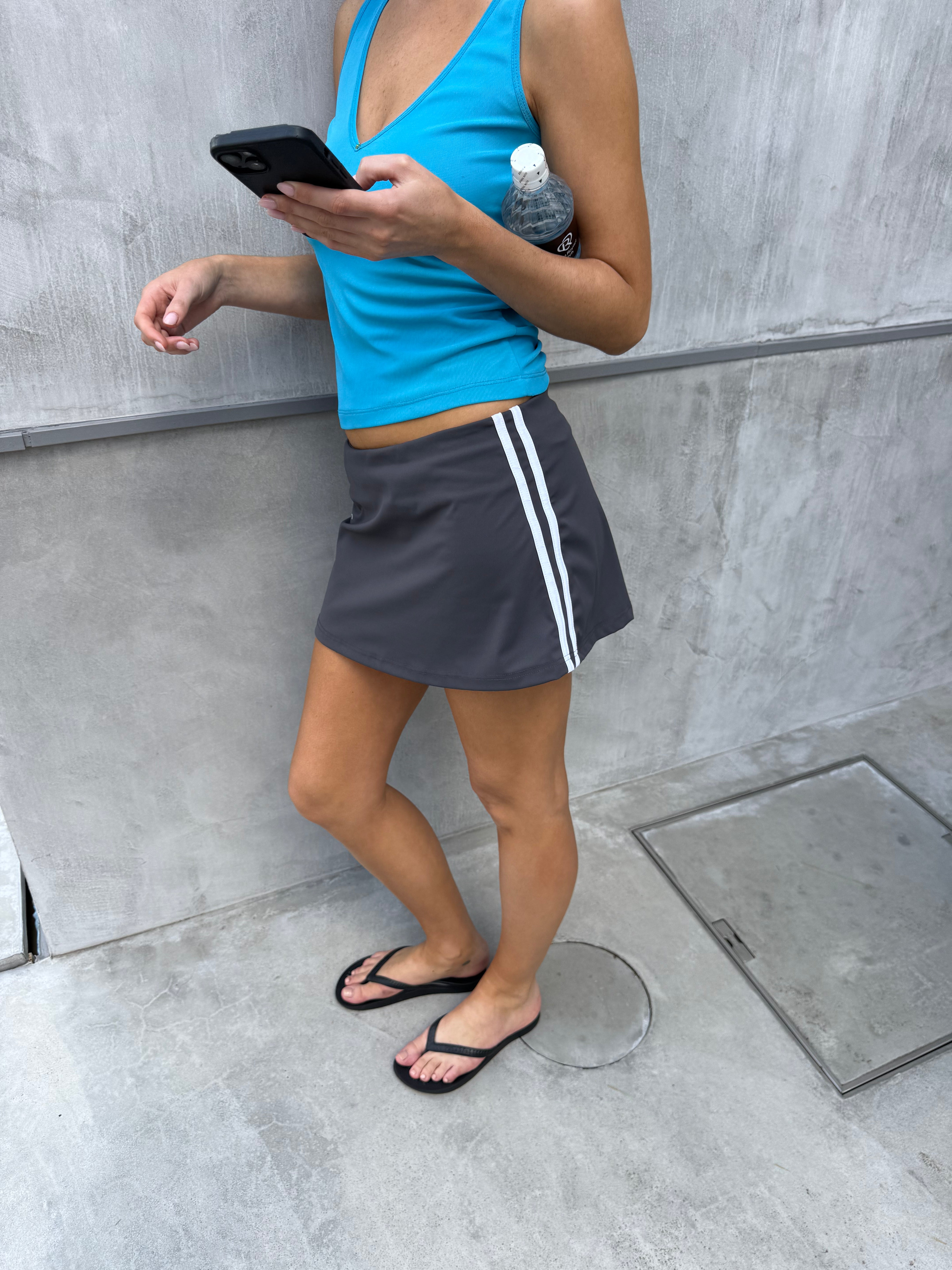 Signature Skirt - Grey